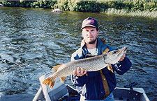 twitching a muskie bait